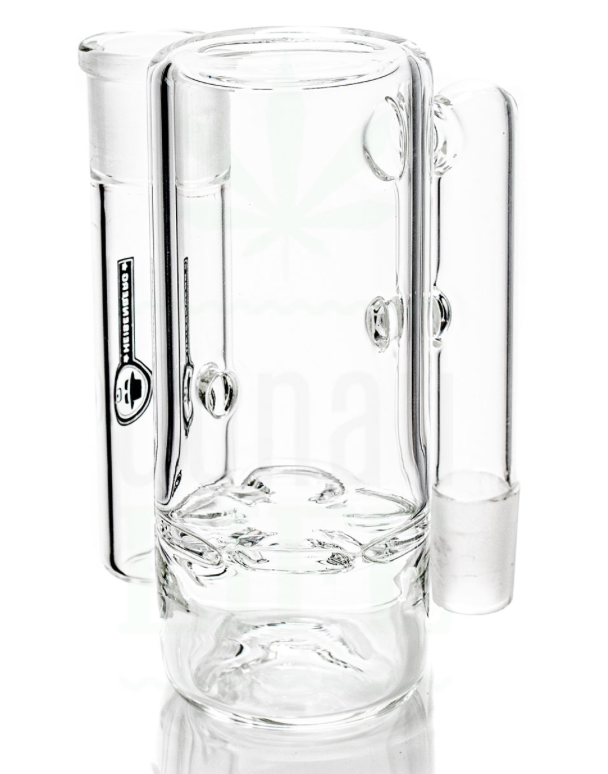 Pulsar 18.8mm Glass Ash Catcher – Transparent White Set