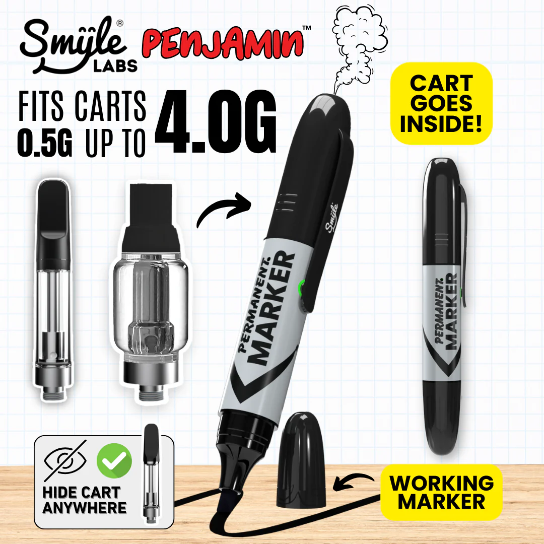 NEW! Permanent Marker Penjamin Cart Battery by Smyle™ Labs