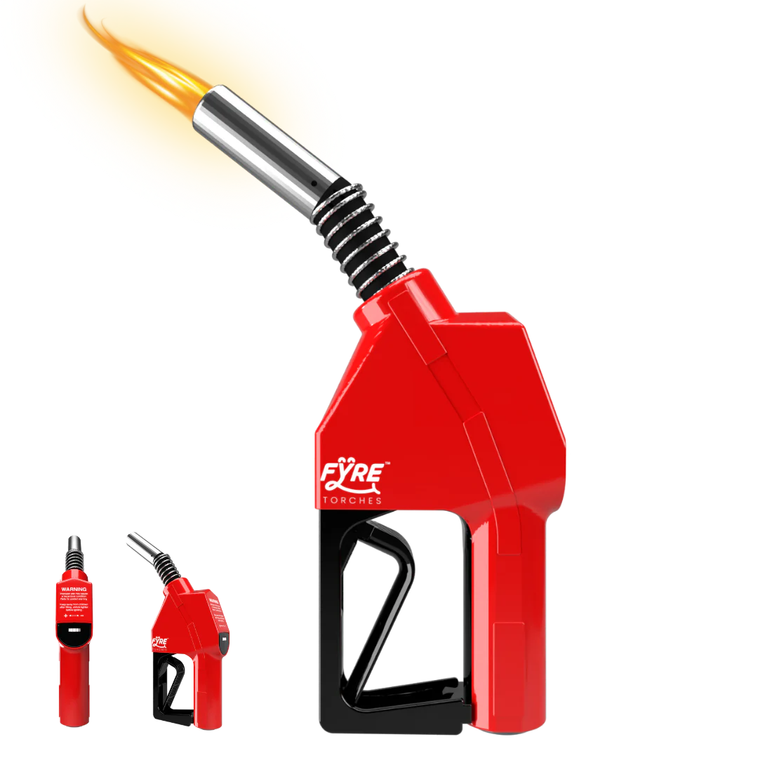 NEW! "Gas Pump" Shaped Torch Refillable and Adjustable Flame By Smyle™ Labs