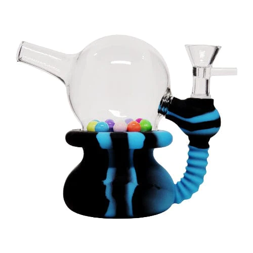 5" M&M Beans Silicone Water Pipe