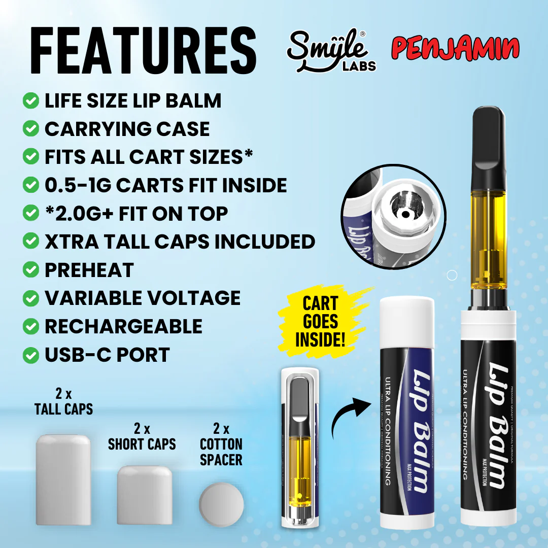 Lip Balm 510 Cart Battery By Smyle™ Labs
