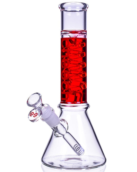 12" Cheech Freezable Beaker (Red)