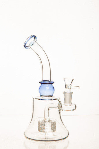 8" Bowl Ring Percolator Glass Bong