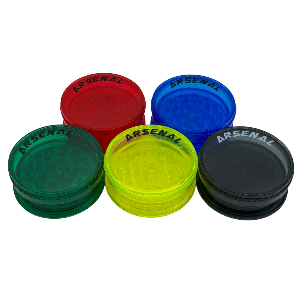 Clear Neon 60MM 3-Pc Acrylic Grinder