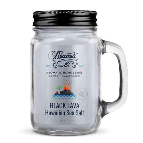 Beamer Home Aromatic Black Lava Hawaiian Sea Salt