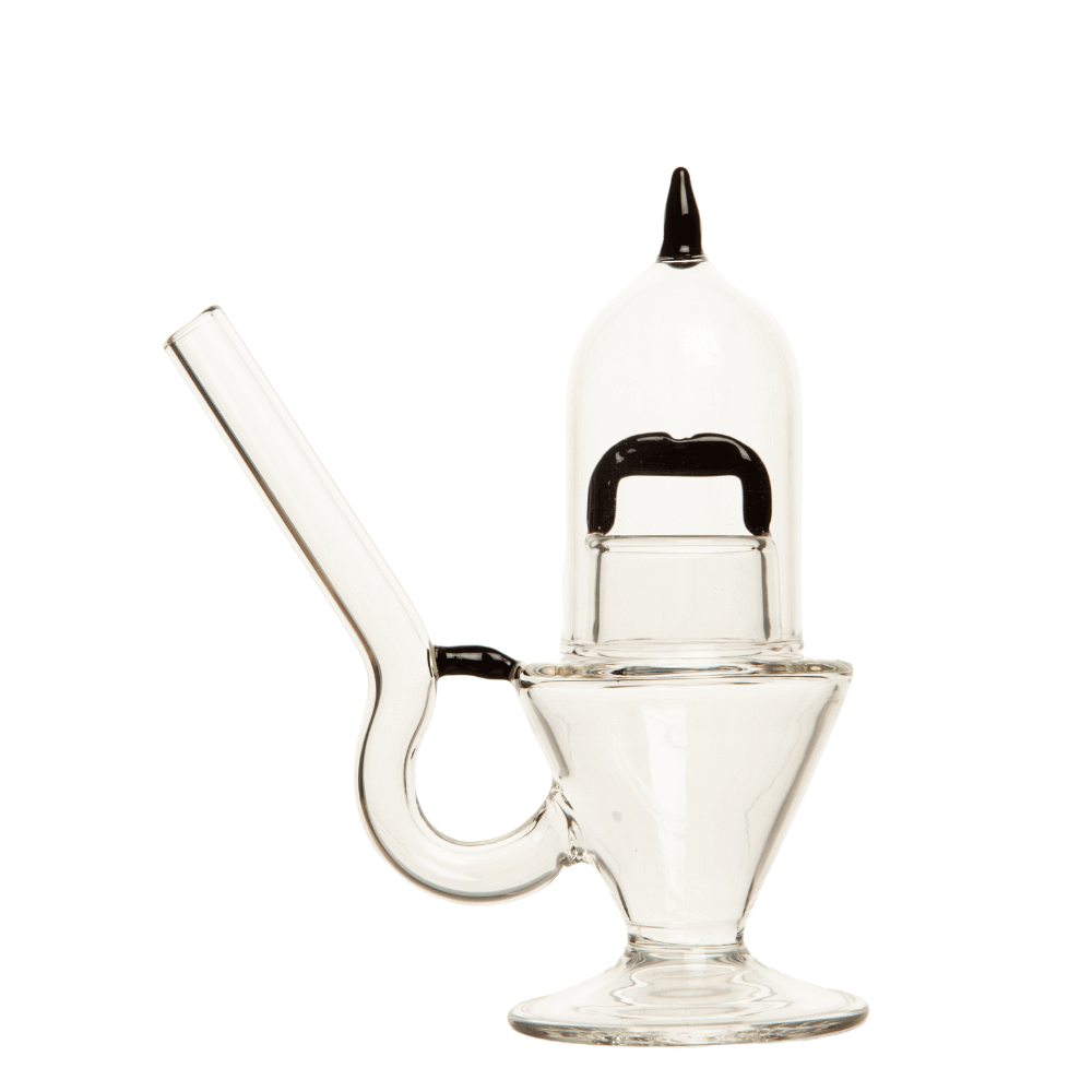 Hash Glass Bong White