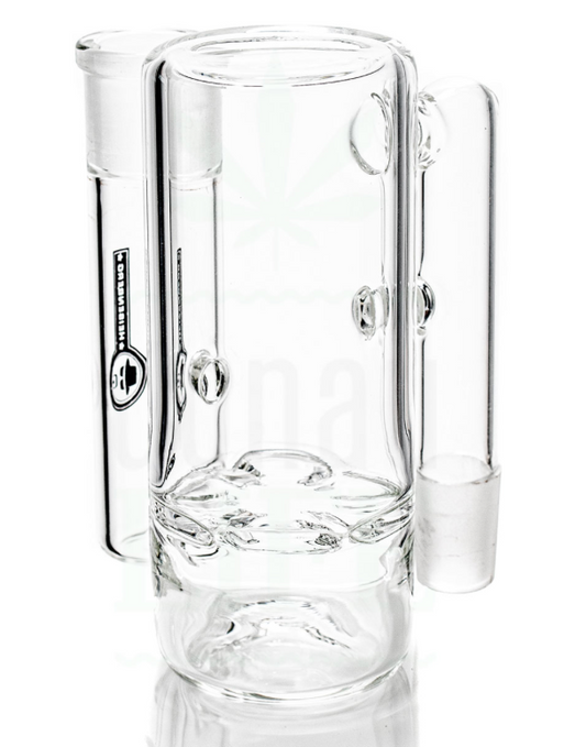 Pulsar 18.8mm Glass Ash Catcher – Transparent White Set