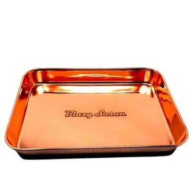 Blazy Susan Stainless Steel Rolling Tray