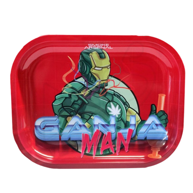 Strong Man Metal Rolling Tray - Small