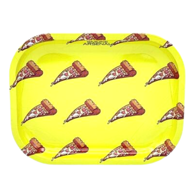 Pizza Metal Rolling Tray - Small