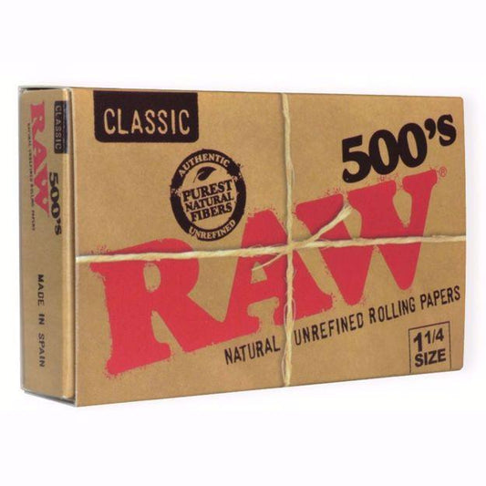 RAW Classic 500s 1 1/4 Rolling Papers