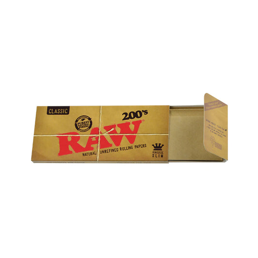 RAW Natural King Size Slim 200s Rolling Papers