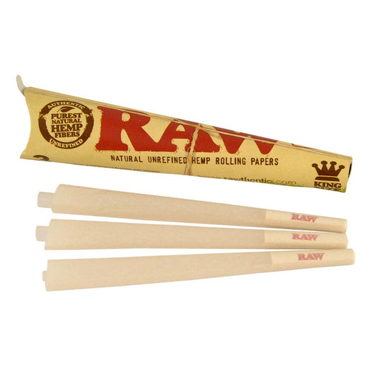 RAW Organic Hemp King Size Cones