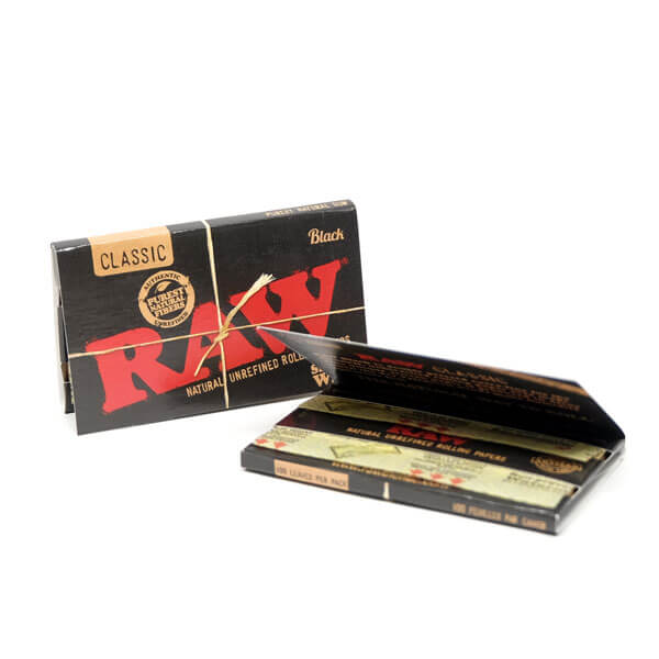 Raw Black Classic Single Wide Rolling Papers