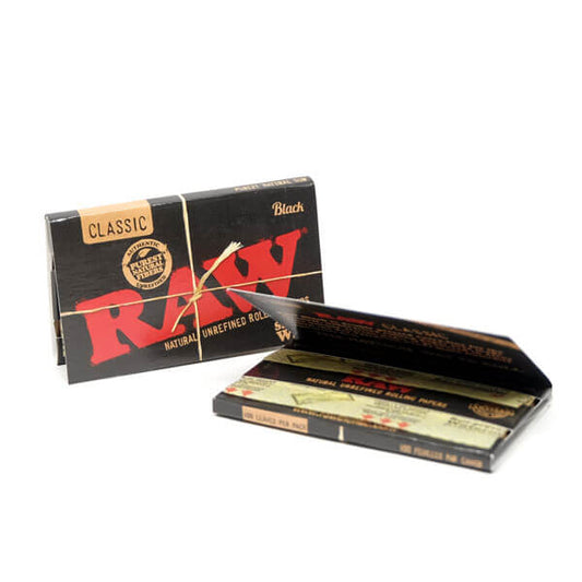 Raw Black Classic Single Wide Rolling Papers