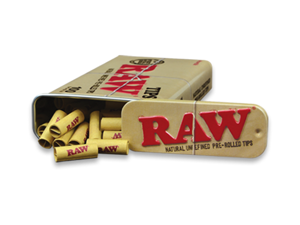 Raw Classic Pre-Rolled Tin Tips