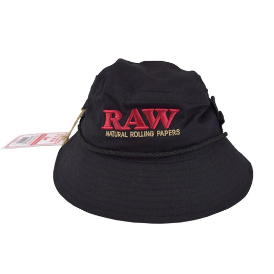 Raw Bucket Hat Black