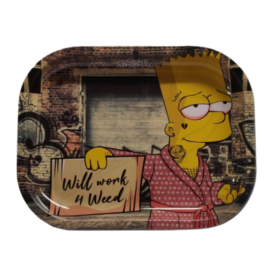 Will Work Metal Rolling Tray - Small